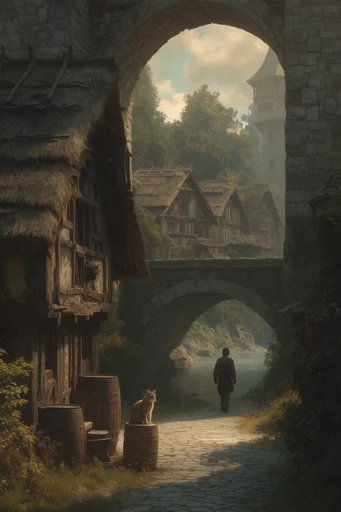 Monolithic Atmospheric Romanticism style reference image — moody lighting