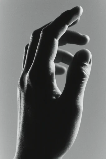 Cinematic Monochrome Noir style reference image — heavy film grain