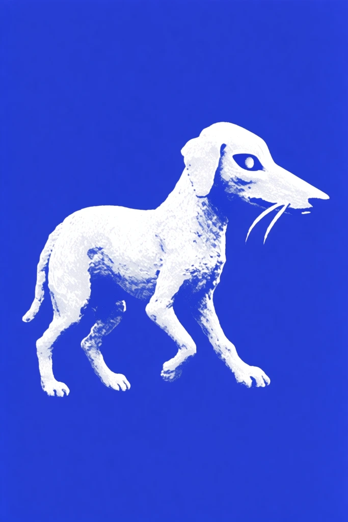 Ultramarine Graphic Printmaking style AI image example 3