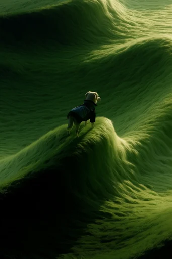 Surreal Verdant Biomorphism style reference image — isolated mystical figures