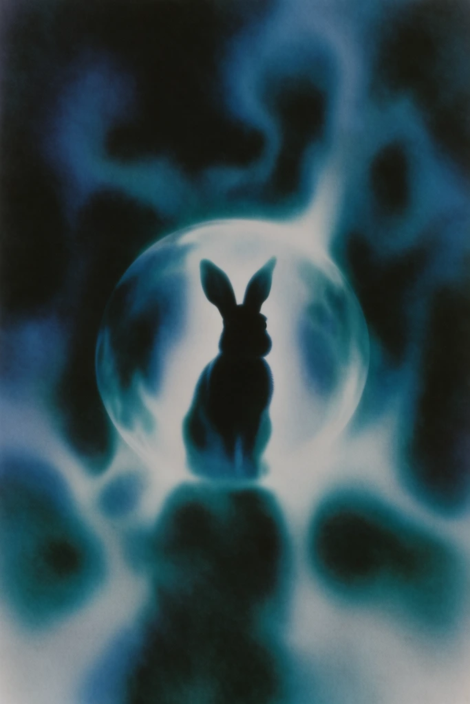 Spectral Cyan Nocturne style AI image example 3