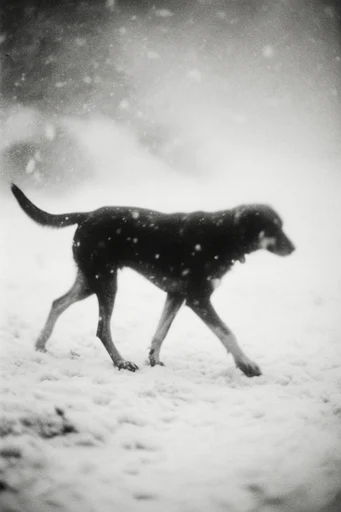 Ethereal Monochrome Noir style reference image — pictorialist aesthetic
