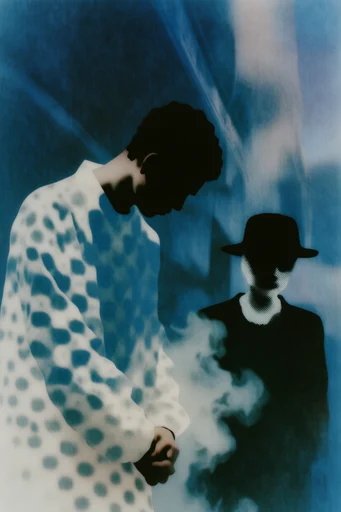 Spectral Analog Dreamscape style reference image — analog film grain