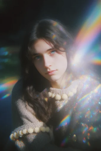 Ethereal Prismatic Nostalgia style reference image — chromatic aberration