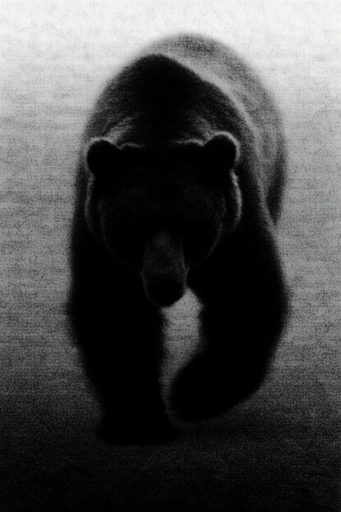 Monochrome Shadow Grain style AI image example 3