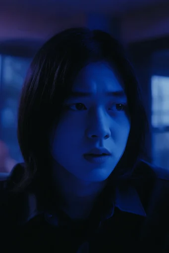 Luminous Cobalt Cyber-Noir moodboard — generate AI images in this style