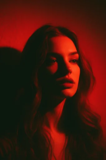 Cinematic Crimson Noir style reference image — cinematic suspense