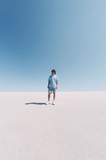 Stark Minimalist Horizon moodboard — generate AI images in this style