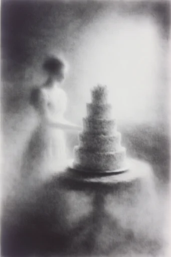 Ethereal Monochrome Noir style reference image — pictorialism aesthetic