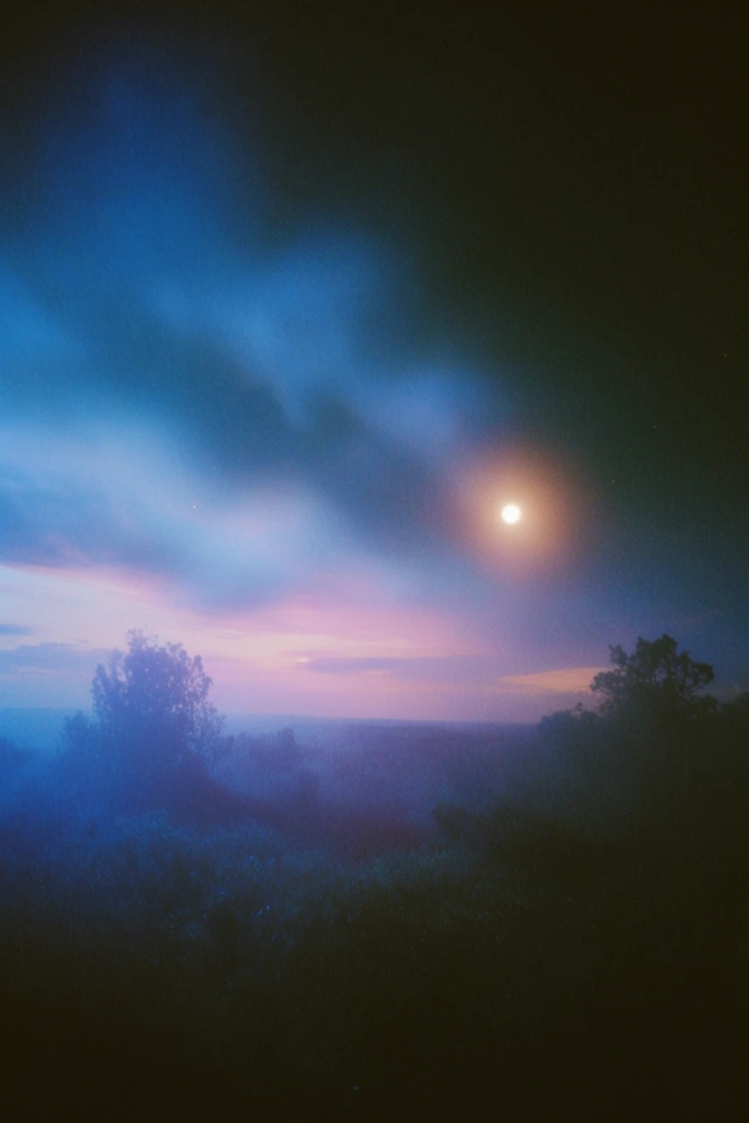 Luminous Nocturnal Dreamscape style AI image example 2