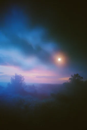 Luminous Nocturnal Dreamscape style AI image example 2