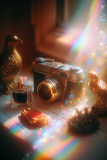Ethereal Prismatic Refraction style reference image — ethereal soft focus