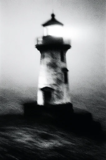 Stark Analog Noise style reference image — chiaroscuro lighting
