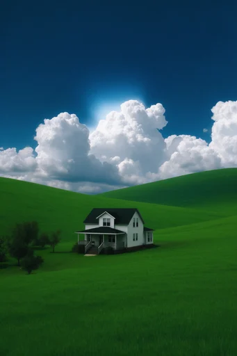 Surreal Liminal Chromatics style AI image example 4