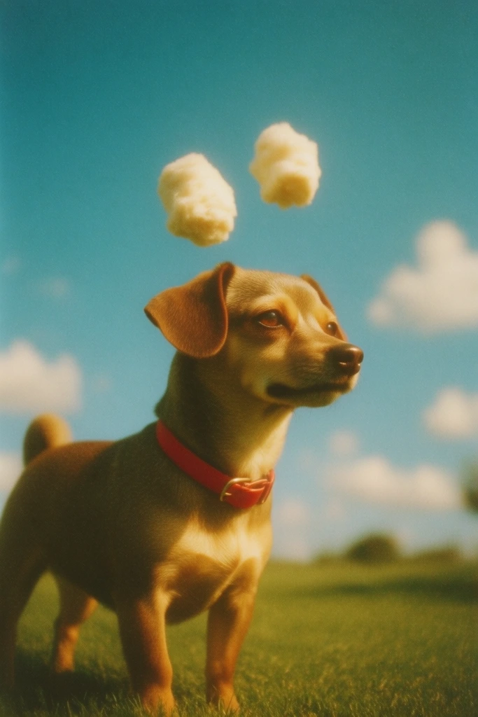 Nostalgic Surrealist Sky style AI image example 3