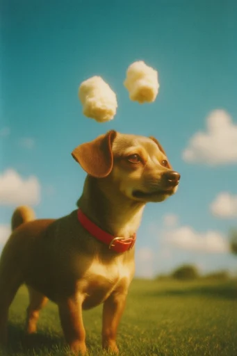 Nostalgic Surrealist Sky style AI image example 3