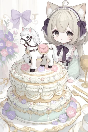 Ethereal Pastel Kawaii style reference image — lolita fashion elements