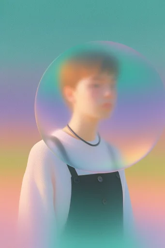 Ethereal Minimalist Gradient moodboard — generate AI images in this style