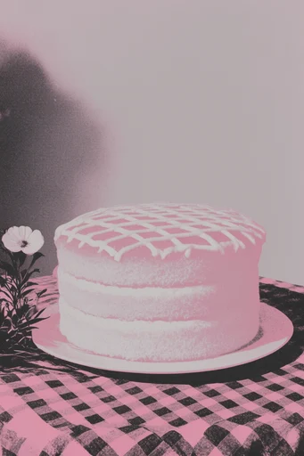 Gritty Noir Risograph style reference image — punk zine aesthetic