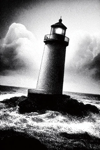 Gritty Noir Risograph style reference image — distressed xerox effect