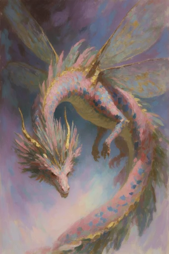 Ethereal Impressionist Pastoral style reference image — textured brushstrokes