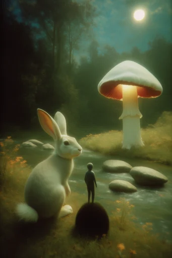Ethereal Folklore Surrealism style reference image — folk surrealism