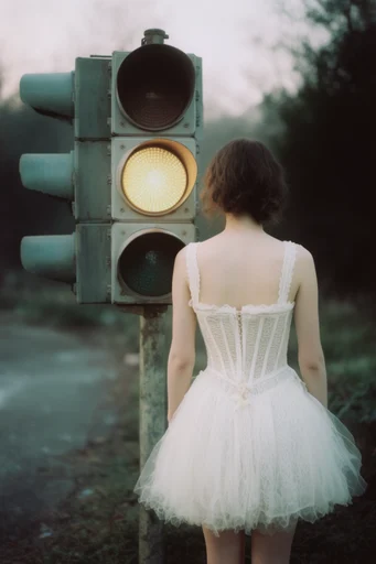 Ethereal Melancholic Dreamscape style reference image — soft-focus ethereal portrait