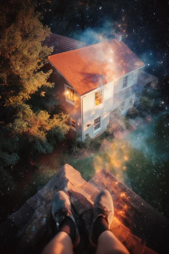 Ethereal Celestial Portraiture style AI image example 4