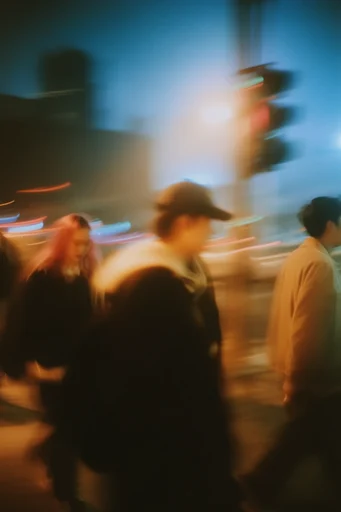 Nocturnal Kinetic Blur style reference image — cinematic haze