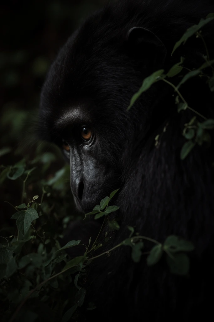 Visceral Chiaroscuro Portraits style AI image example 3