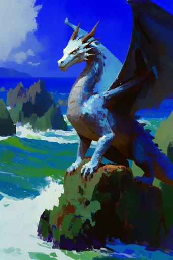 Luminous Painterly Solitude style reference image — expressive brushstrokes