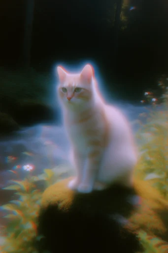 Ethereal Spectral Wilderness style reference image — glowing halo effect