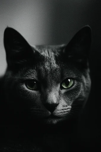 Cinematic Chiaroscuro Portraits style reference image — heavy film grain
