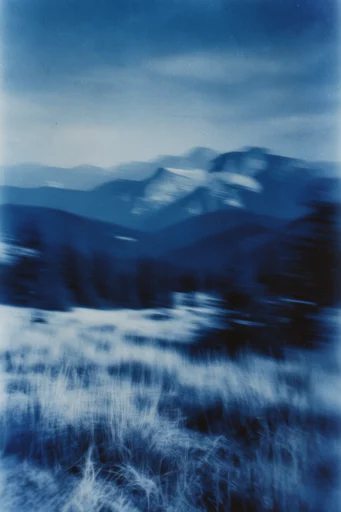 Kinetic Indigo Noir style reference image — atmospheric tension