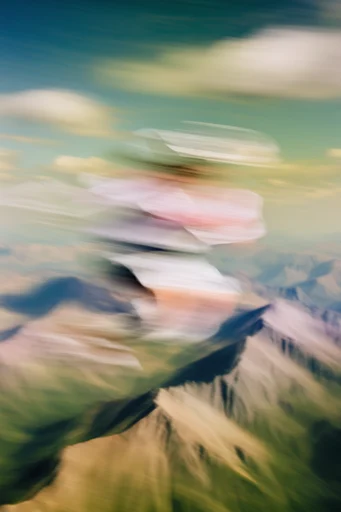 Kinetic Minimalist Athletics style reference image — motion blur photography
