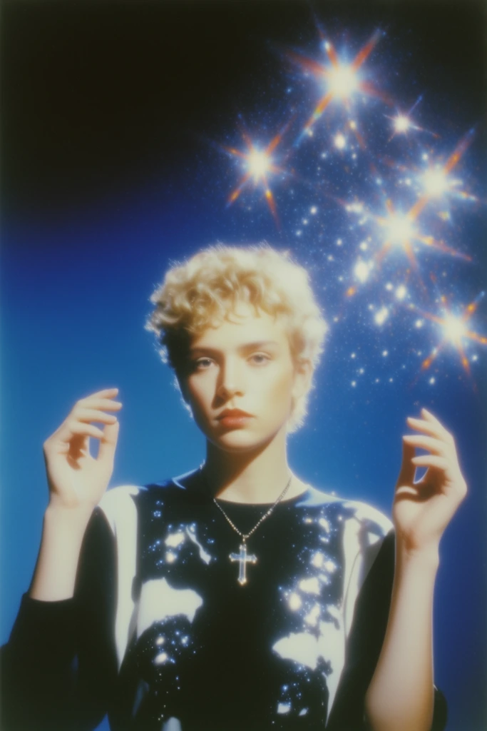 Prismatic Retro Cosmicism style AI image example 1