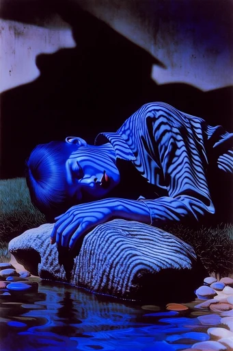 Nocturnal Cybernetic Chiaroscuro style reference image — chiaroscuro