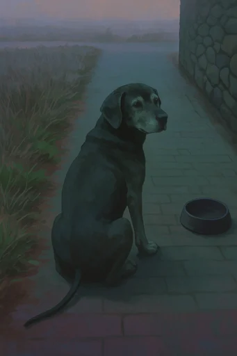 Atmospheric Somber Realism style AI image example 3