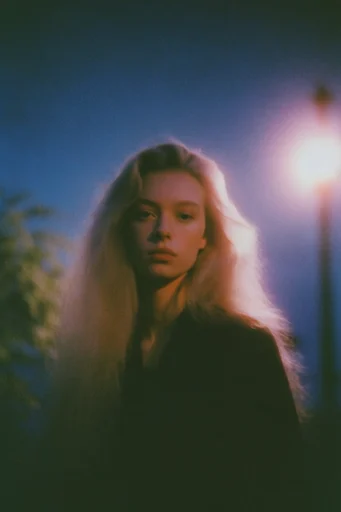 Ethereal Twilight Nostalgia style reference image — high contrast silhouettes