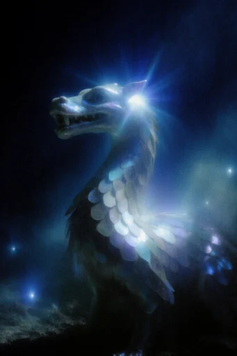 Electric Nocturnal Surrealism style reference image — glowing ethereal highlights