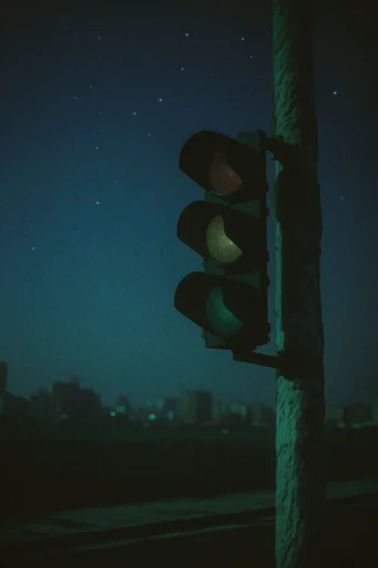Emerald Dystopian Noir style reference image — chemical toxic aesthetic