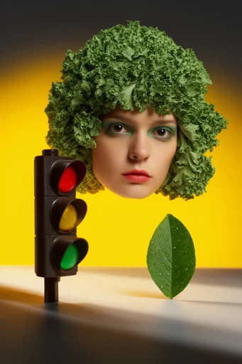 Bold Surrealist Editorial style reference image — editorial fashion photography