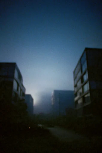 Ethereal Twilight Nostalgia style reference image — analog film grain