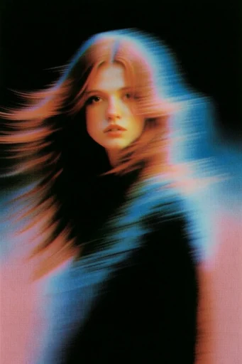 Ethereal Luminous Distortion style reference image — dreamy motion blur
