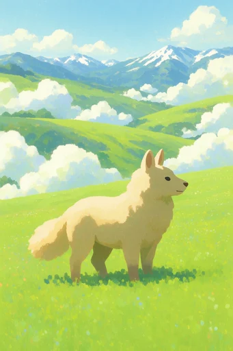 Luminous Pastoral Nostalgia style AI image example 3