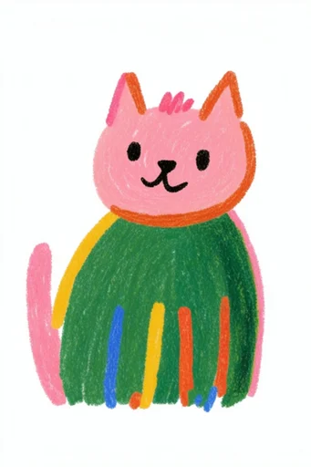 Playful Risograph Naivety style reference image — playful graphic design