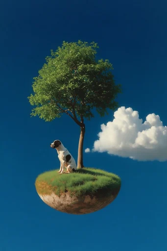 Minimalist Ethereal Surrealism style reference image — dreamlike isolation