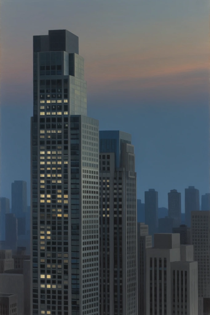 Cinematic Urban Solitude style AI image example 2