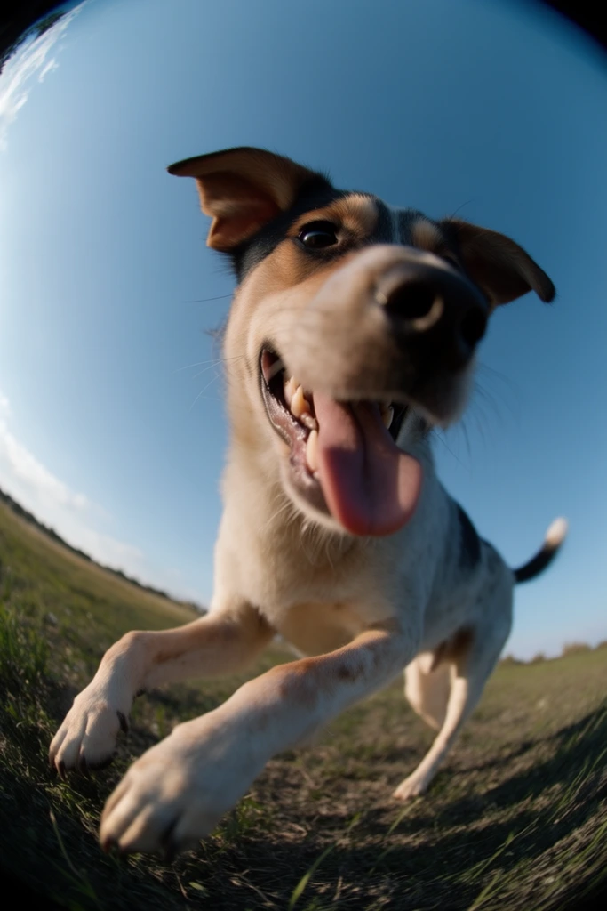 Dynamic Wide-Angle Realism style AI image example 3