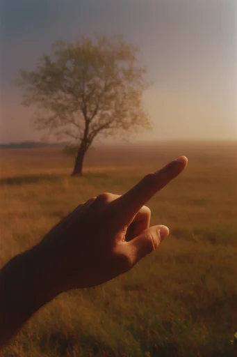 Nostalgic Golden Pastoral style reference image — golden hour glow